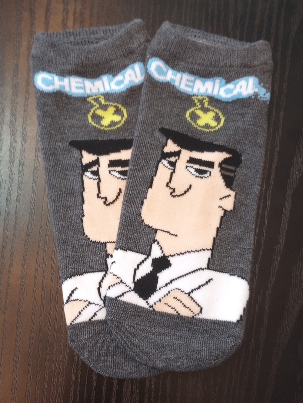 The Powerpuff Girls Professor Utonium Ankle Socks Size 4-10